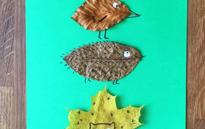 Leaf creatures by Made for Mums